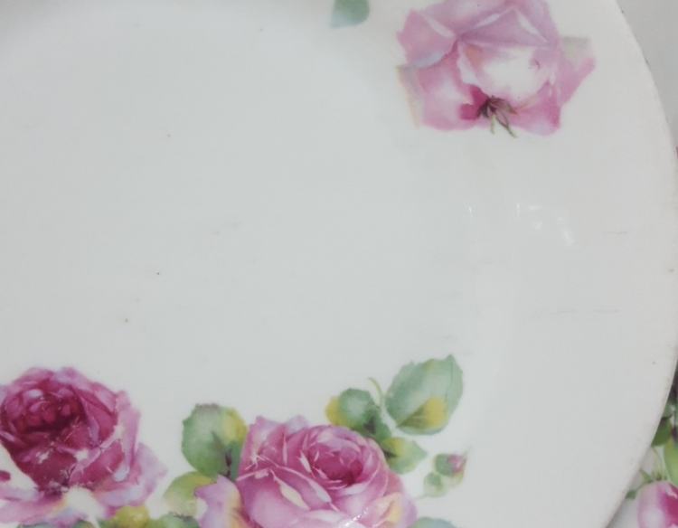 Plato Porcelana Victoria- Motivo Floral Cod 25984