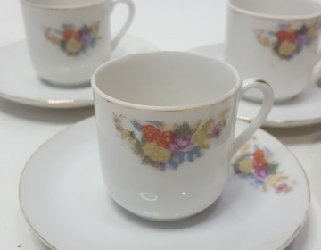 Juego Para Café-porcelana Japonesa Cod 21684