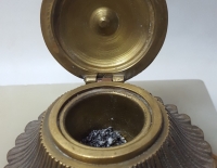 Tintero Bronce Y Marmol Cod 29613