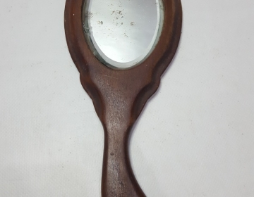 Espejo De Mano-madera Cod 27606