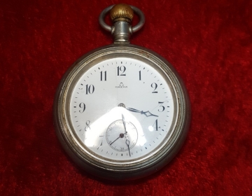 Reloj De Bolsillo Omega-(funcionando) Cod 13375