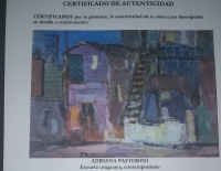 Adriana Pastorini oleo certificado
