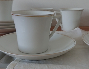 Juego de tazas para café en Porcelana Epiag Royal