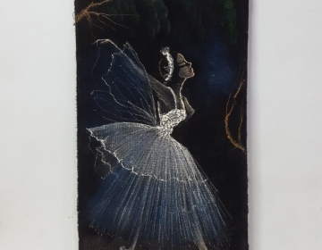 Bailarina de Ballet - Pintura sobre tela Cod 32590