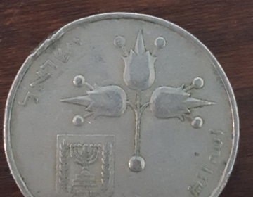 Moneda. Israel 1 lira 1967-1980 Cod 32615