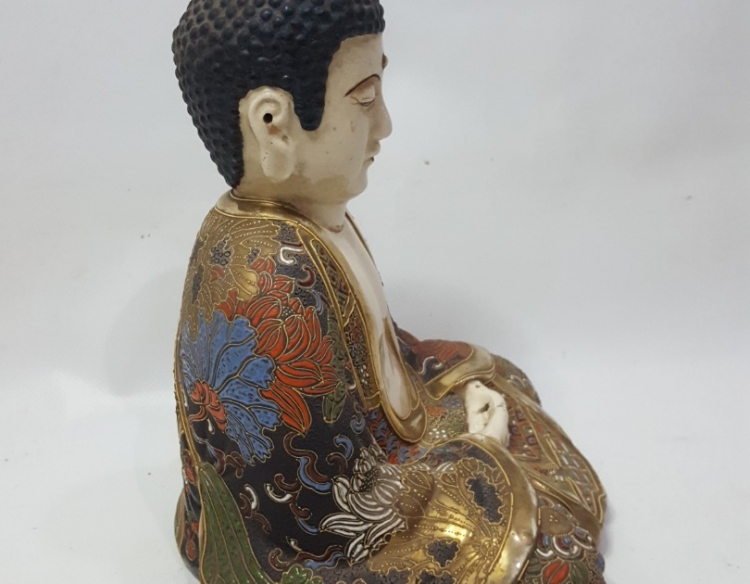 Buda De Porcelana Satsuma Cod 32661