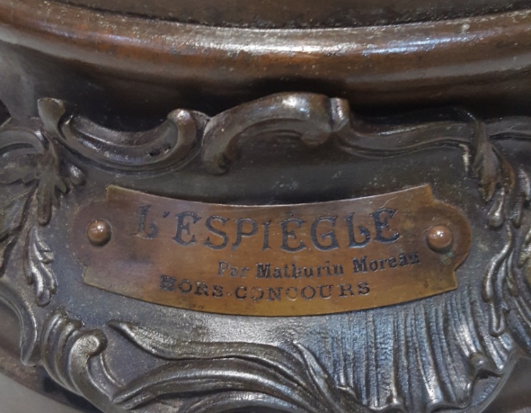 Petit bronce "L´ espiege" (Mathuri Moreau) France Cod 32706