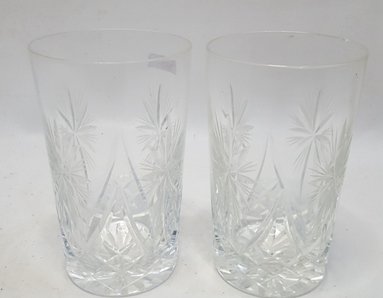 Dos vasos de vidrio Cod 32733