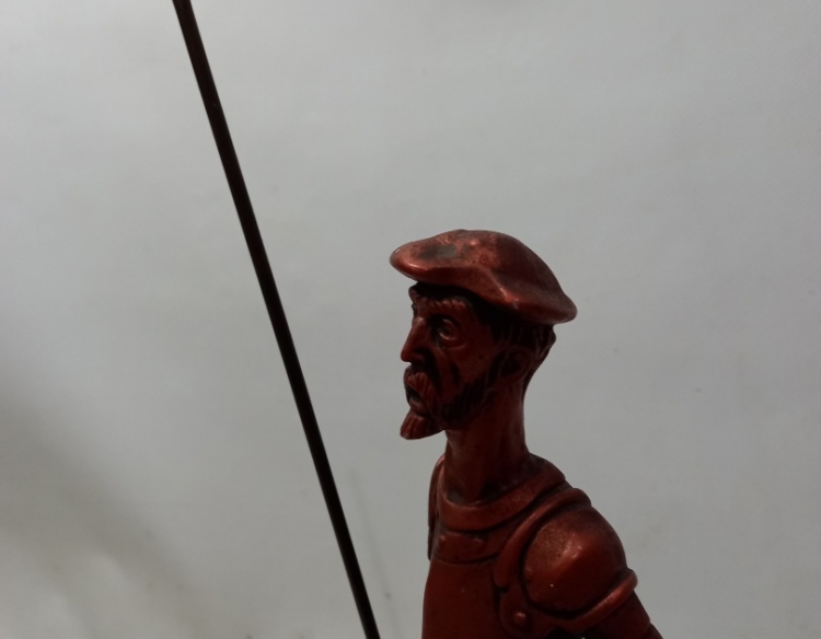 Don Quijote Figura De Terracota Cod 32666