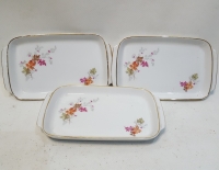 3 Panera De Porcelana Verbano Cod 32854