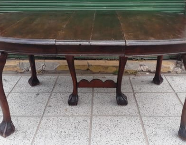 Juego de mesa y sillas de madera de cedro maciza