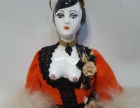 Muñeca De Porcelana Art Deco Cod 33071