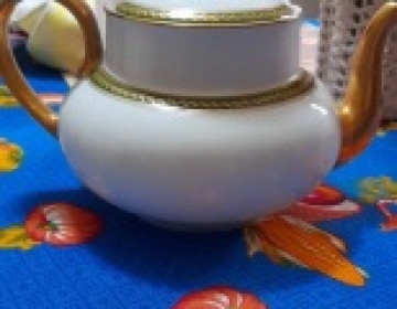 Juego de te de porcelana de Limoge