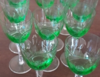 Copas de cristal tallado para.vino
