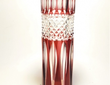 Vaso Jarrón Cristal Val St. Lambert Firmado