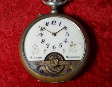 Reloj De Bolsillo Francés Hebdomas Cod 33158