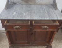 Lavabo Renacimiento Italiano Mármol Gris C 33169