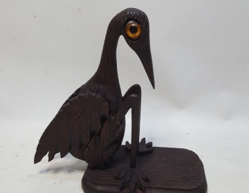 Cigarrera en madera forma de pájaro Cod 33235