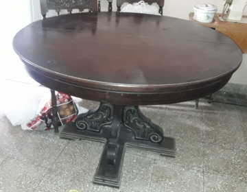 mesa con 6 sillas