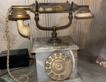 Antiguo teléfono de marfil (FUNCIONA)
