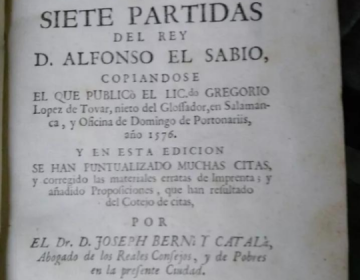 Siete partidas de Alfonso el sabio 