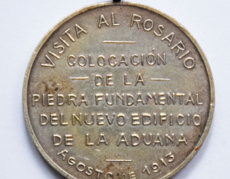 Medalla Conmemoración de visita de Roque Saenz Peña