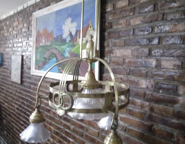Araña de bronce