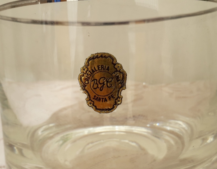 Hielera de Cristal Cristalería Fina BGC Santa Fe