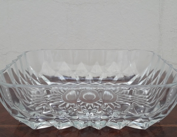 Centro de Mesa de Cristal Tallado