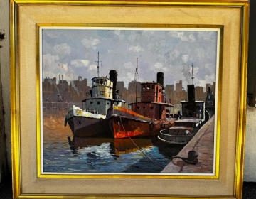 Oleo de Miguel Matas