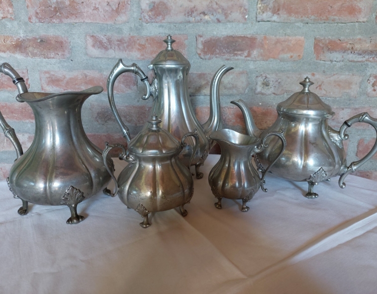 Servicio de Té/Café Inglés. Sello James Dixon & Son