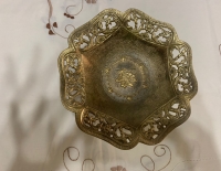 Frutera de bronce