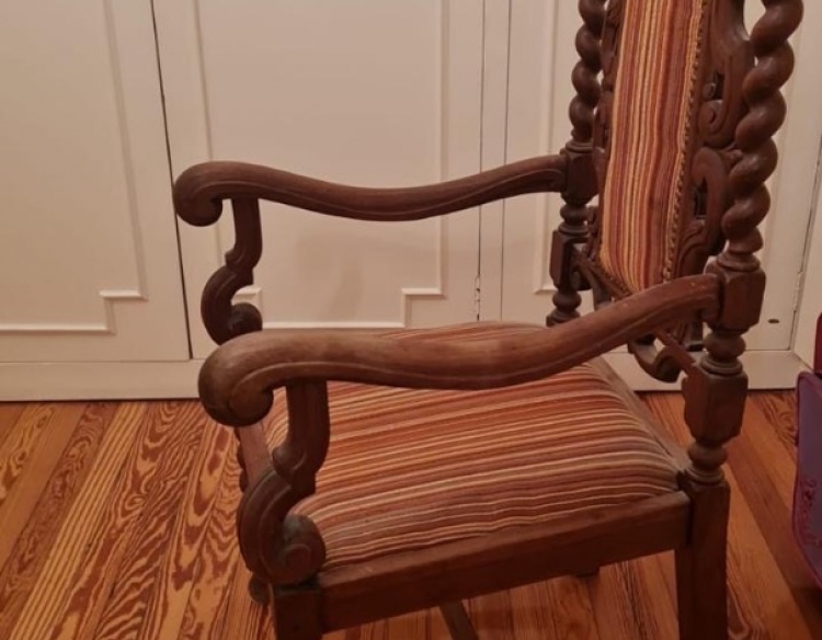 Sillones estilo jacobino restsurados