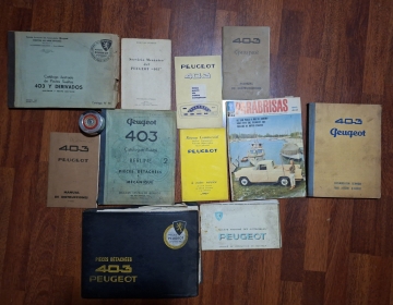 Manuales de Peugeot 403