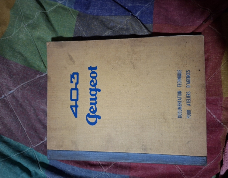 Manuales de Peugeot 403