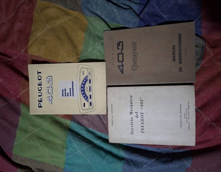 Manuales de Peugeot 403