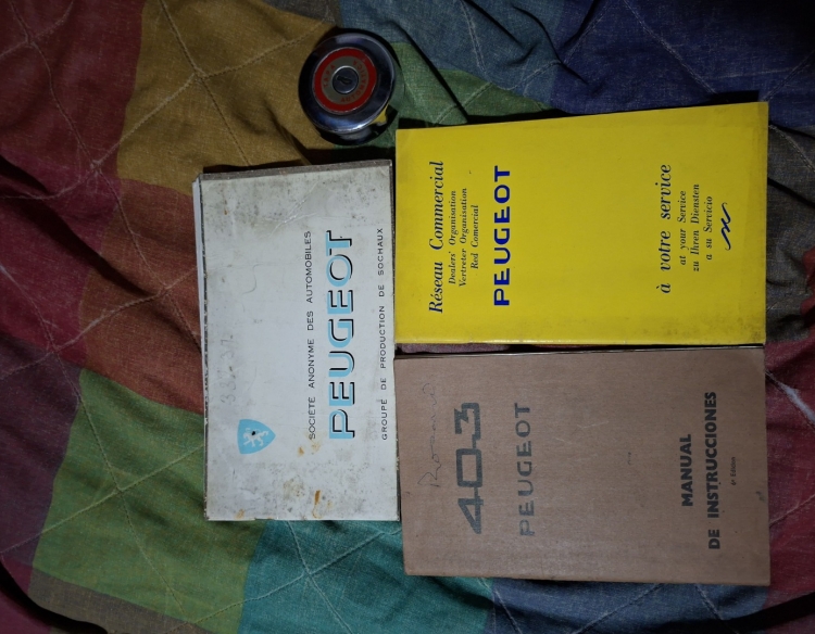 Manuales de Peugeot 403