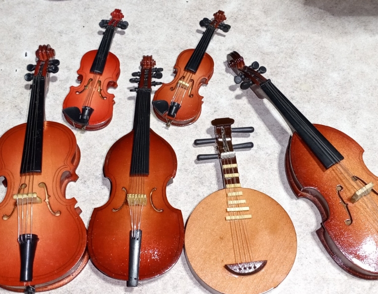 Instrumentos artísticos de colección 