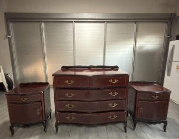 Mueble Cómoda + Mesitas de luz (Antiguo)