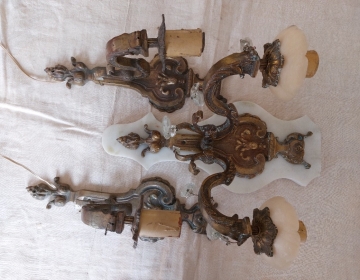 Apliques bronce fundido