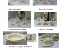 Vajilla antigua y cristalería de alta calidad – Colección familiar