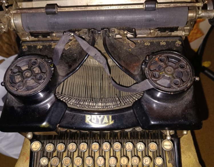Máquina de escribir Royal de 1900