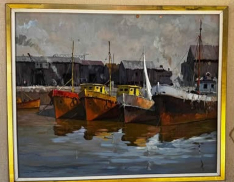 Oleo de Miguel Matas