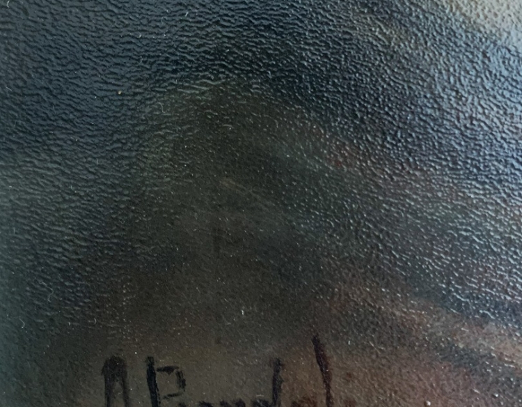 Óleo - Retrato de Mujer - Firma A. Bordoli