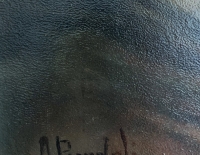 Óleo - Retrato de Mujer - Firma A. Bordoli